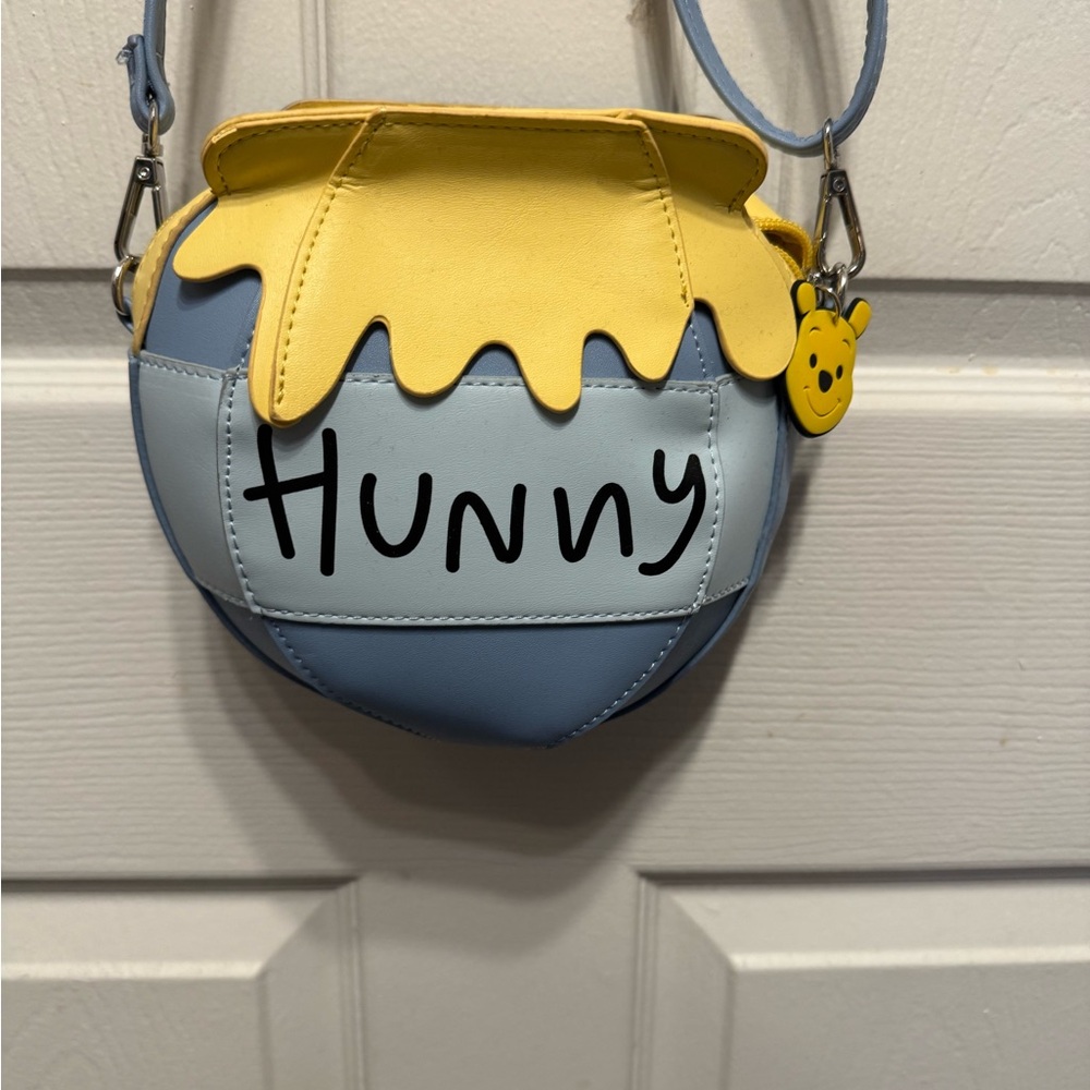 Yellow and Blue Hunny Pot Crossbody Bag